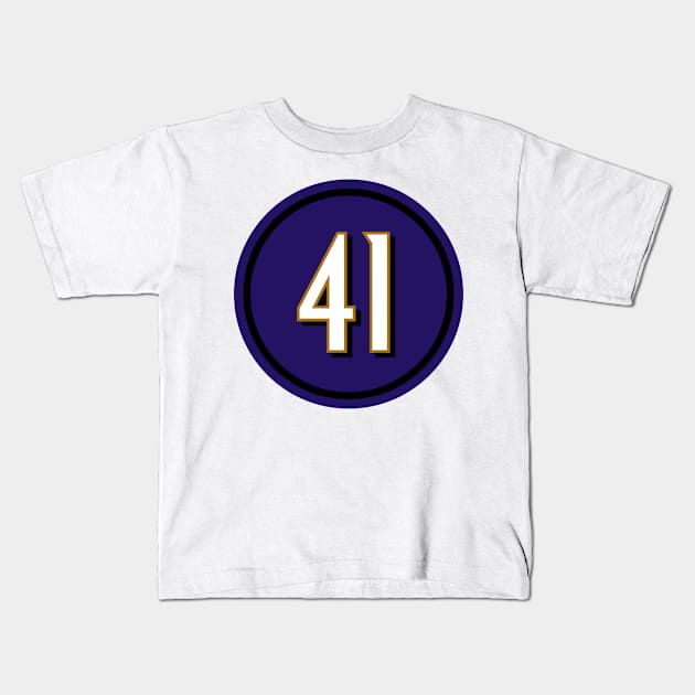 Baltimore Ravens Levine Kids T-Shirt by naesha stores